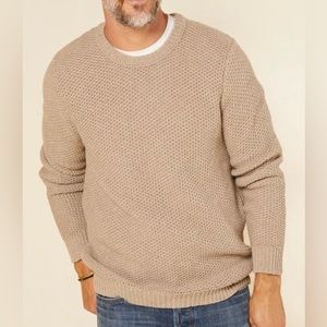 Outerknown Eastbank Crewneck Sweater (size S) wool/ organic cotton